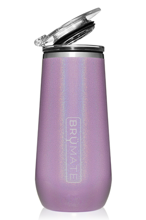 CHAMPAGNE FLUTE by BruMate | Glitter Violet