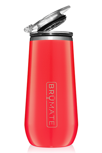 CHAMPAGNE FLUTE by BruMate | Coral
