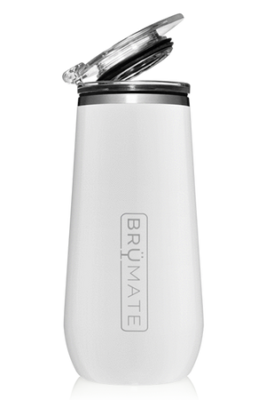 CHAMPAGNE FLUTE by BruMate | Ice White