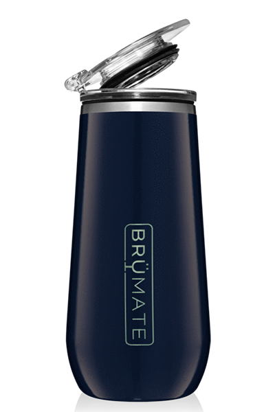 CHAMPAGNE FLUTE by BruMate | Navy