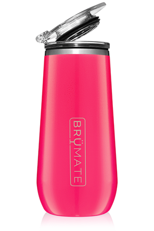 CHAMPAGNE FLUTE by BruMate | Neon Pink