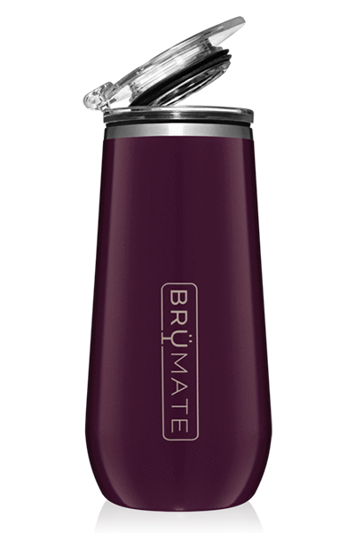 CHAMPAGNE FLUTE by BruMate | Plum