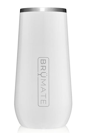 CHAMPAGNE FLUTE by BruMate | Ice White