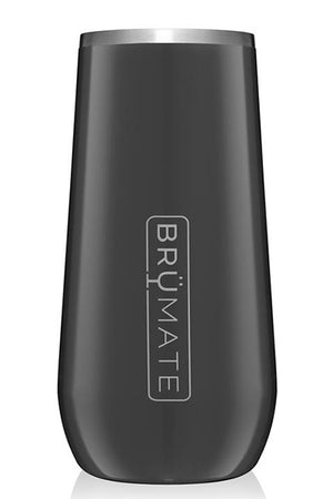 CHAMPAGNE FLUTE by BruMate | Charcoal Grey