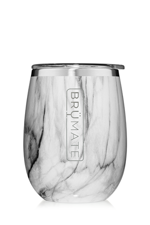UNCORK'D WINE GLASS by BruMate | Marble
