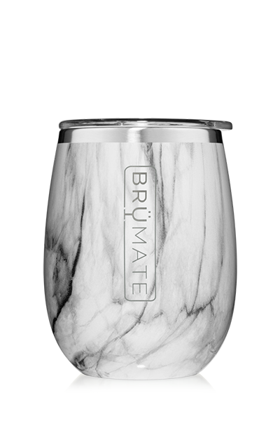 UNCORK'D WINE GLASS by BruMate | Marble