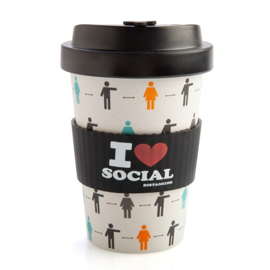 ECO BAMBOO CUP | I ❤ Social Distancing