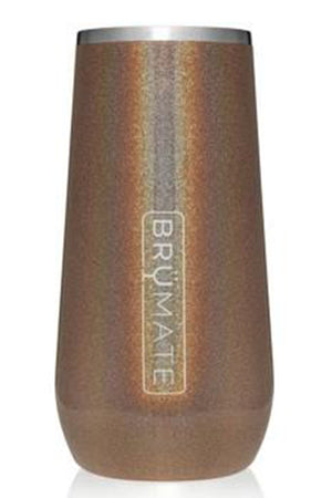 CHAMPAGNE FLUTE by BruMate | Glitter Gold