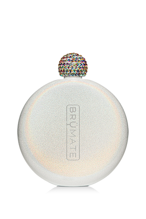 GLITTER FLASK by BruMate | Glitter White