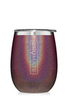 UNCORK'D WINE GLASS by BruMate | Glitter Merlot
