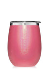 UNCORK'D WINE GLASS by BruMate | Glitter Pink