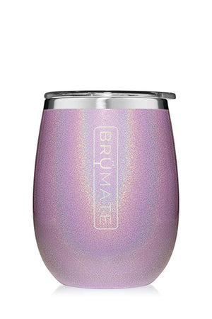 UNCORK'D WINE GLASS by BruMate | Glitter Violet