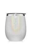 UNCORK'D WINE GLASS by BruMate | Glitter White