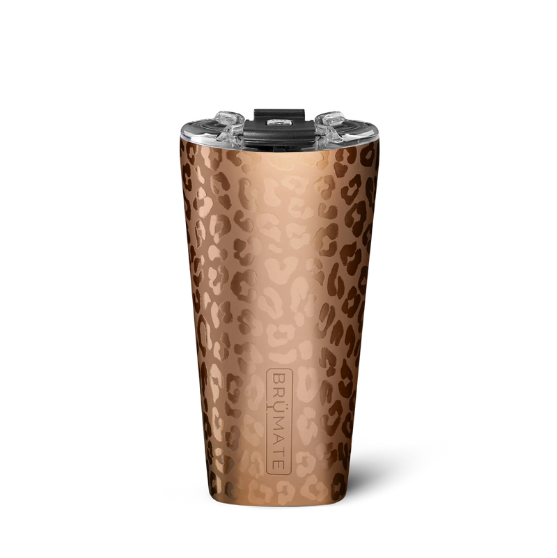 IMPERIAL PINT by BruMate | Onyx Leopard Gold